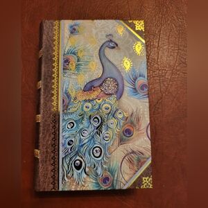 Punch Studio Peacock Decorative Storage Book, New With Tags
